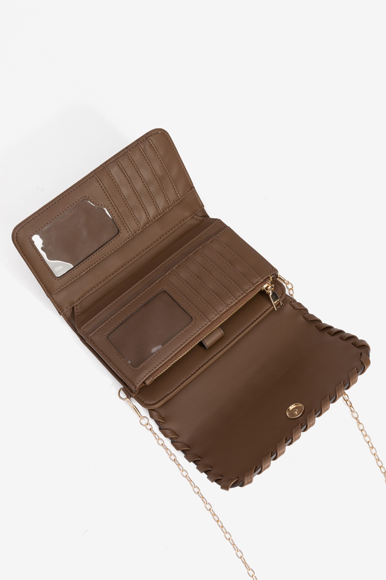 Porta-Moedas Feminino Castanho