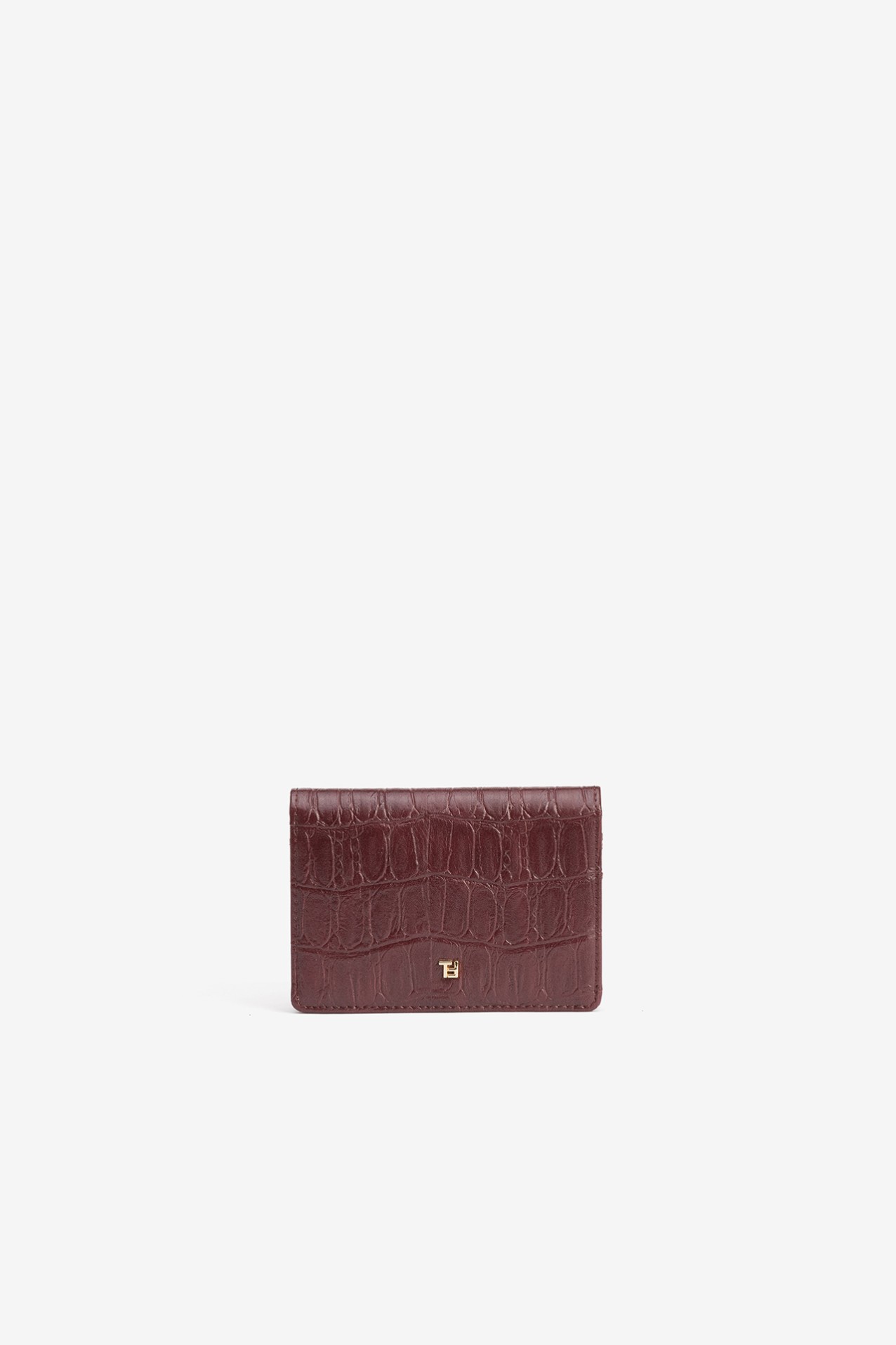 Dark Red Embossed Wallet