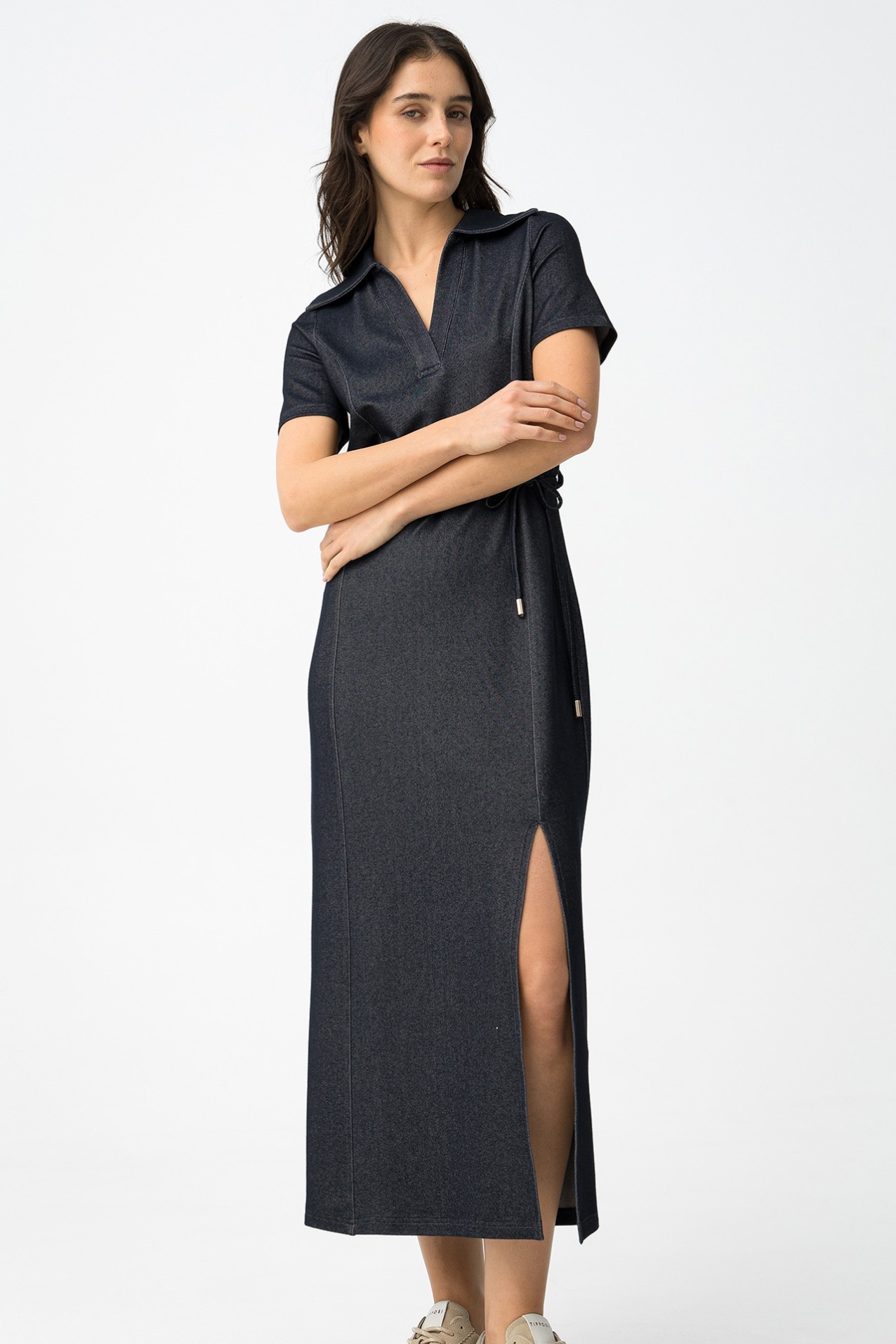 Dark Blue Slim Dress