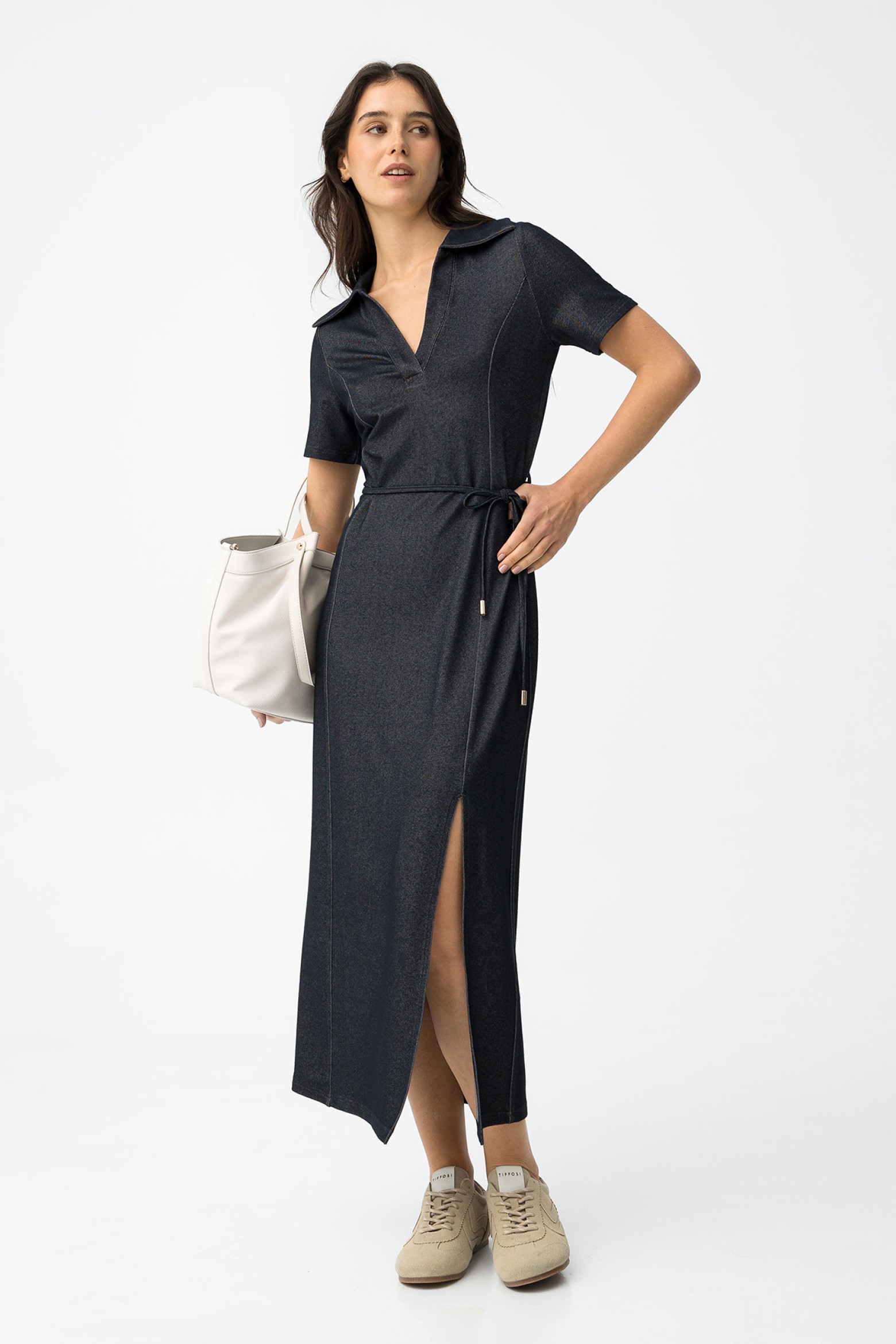 Dark Blue Slim Dress