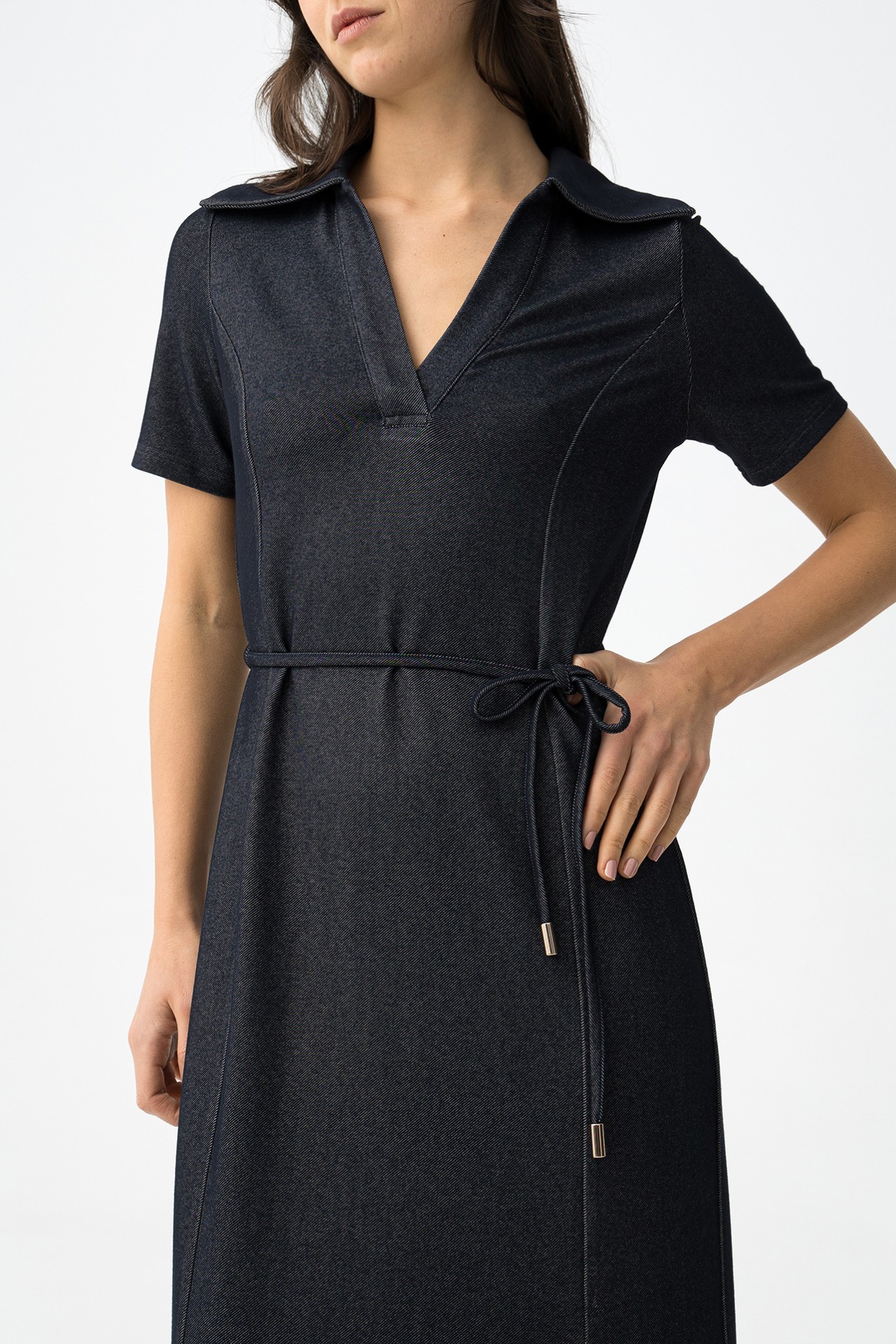 Dark Blue Slim Dress