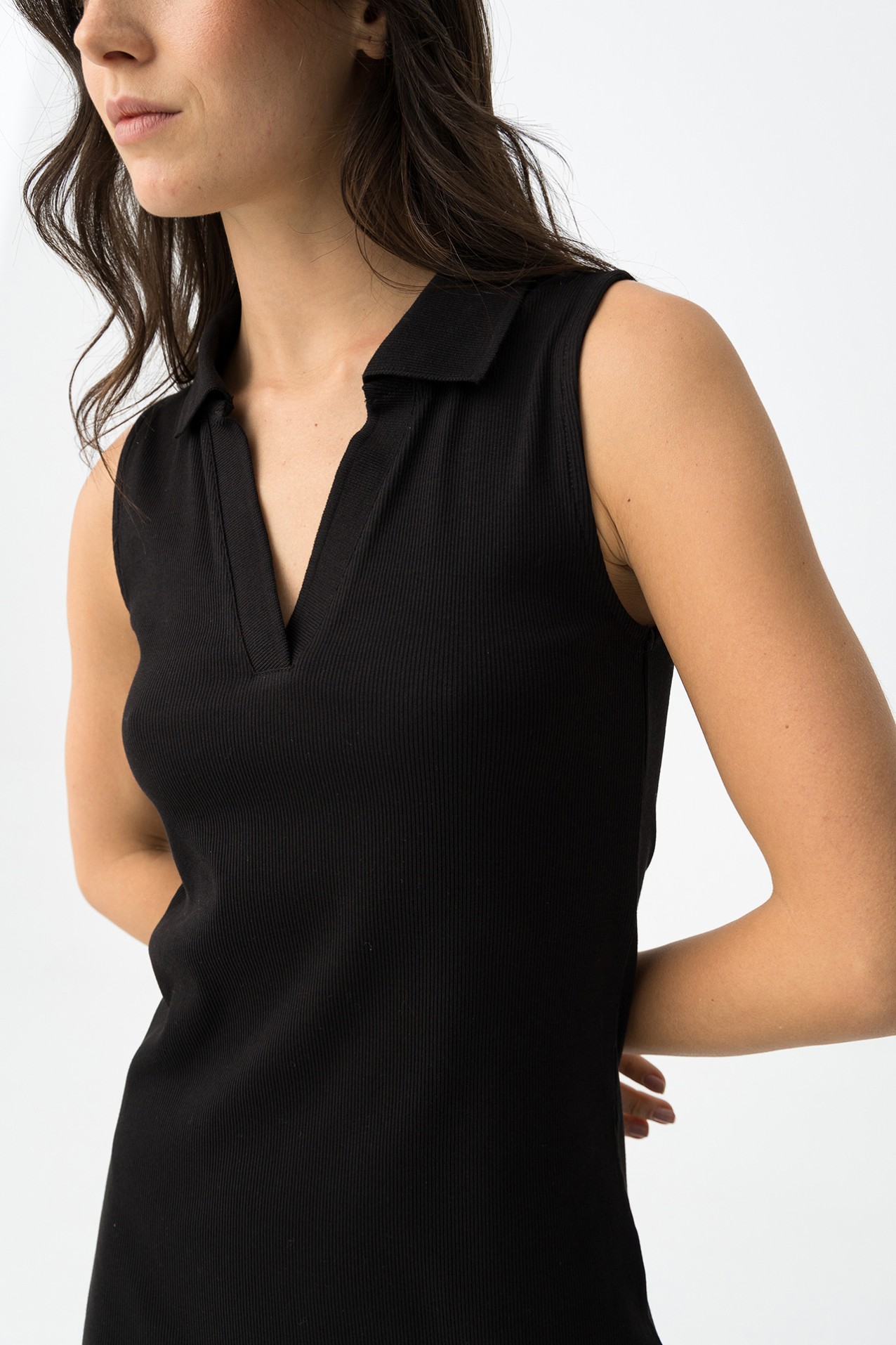 Black Super Slim Dress