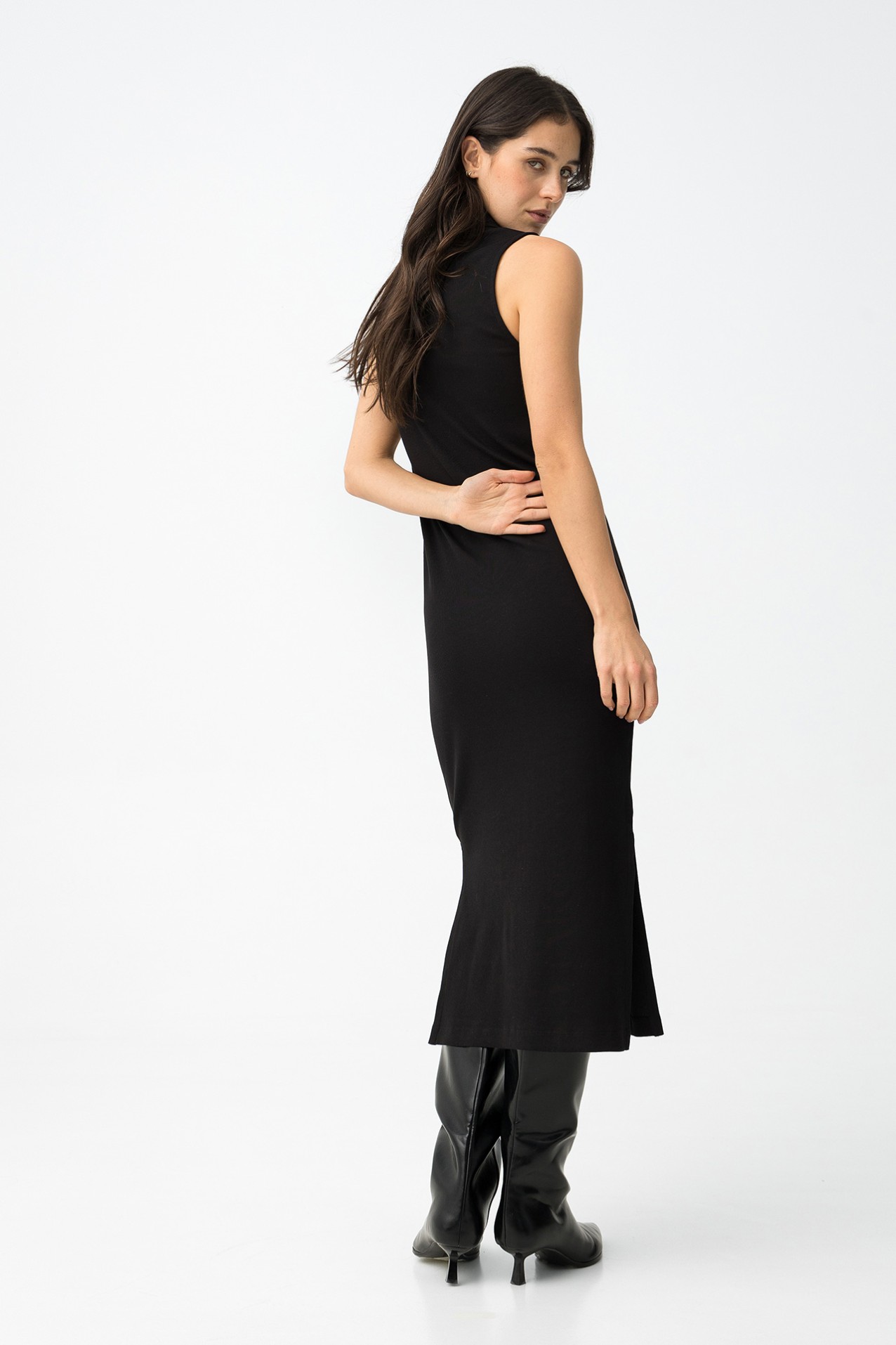 Black Super Slim Dress