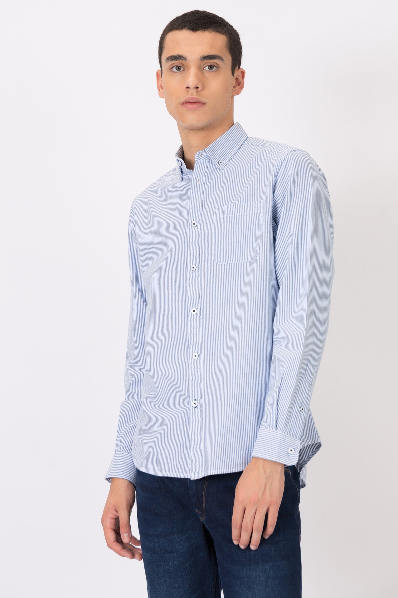 Blue Long Sleeve Shirt