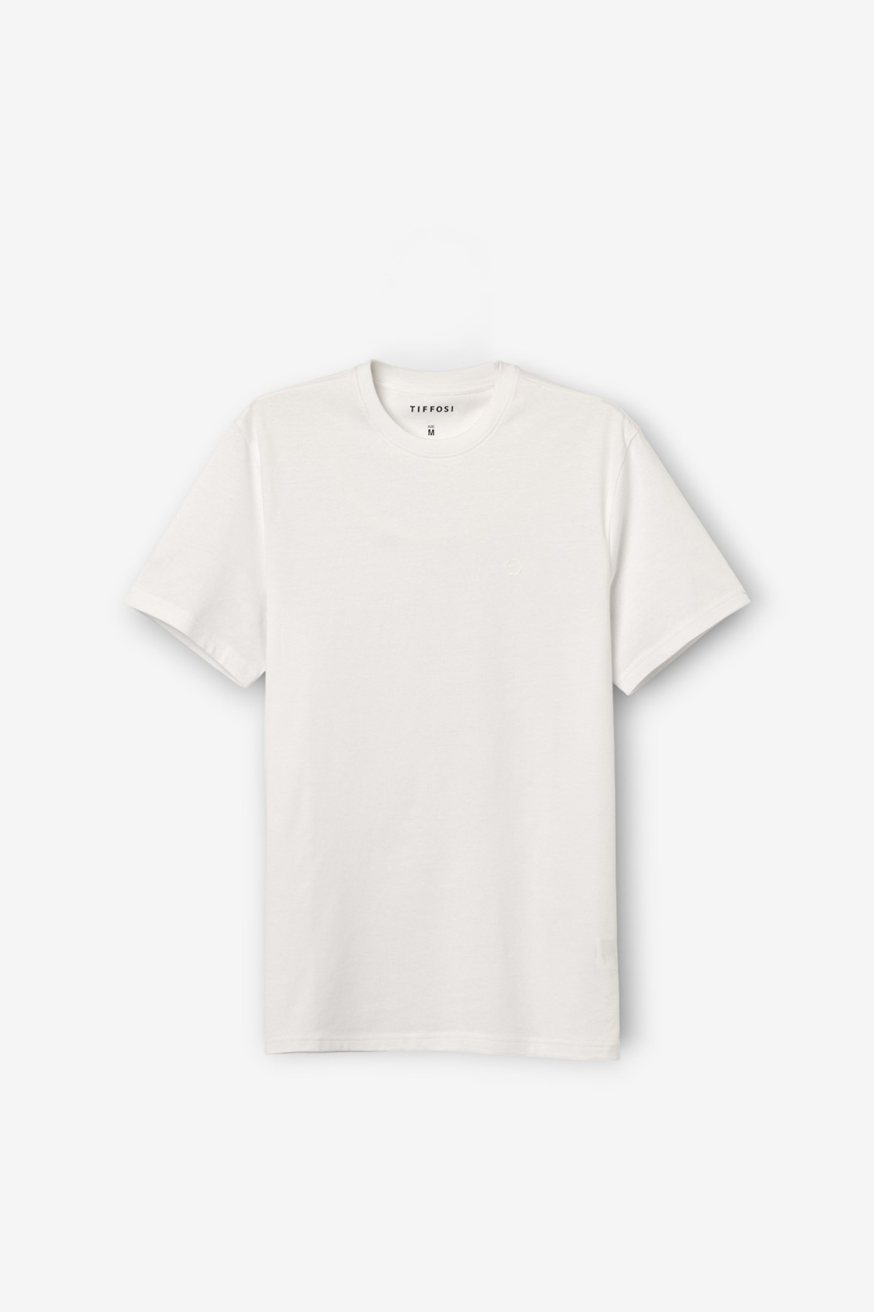 Cotton T-shirt with Embossed Detail