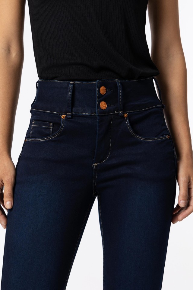 Jeans Double-up Skinny Tiro Alto Jeans Double-up Skinny Tiro Alto