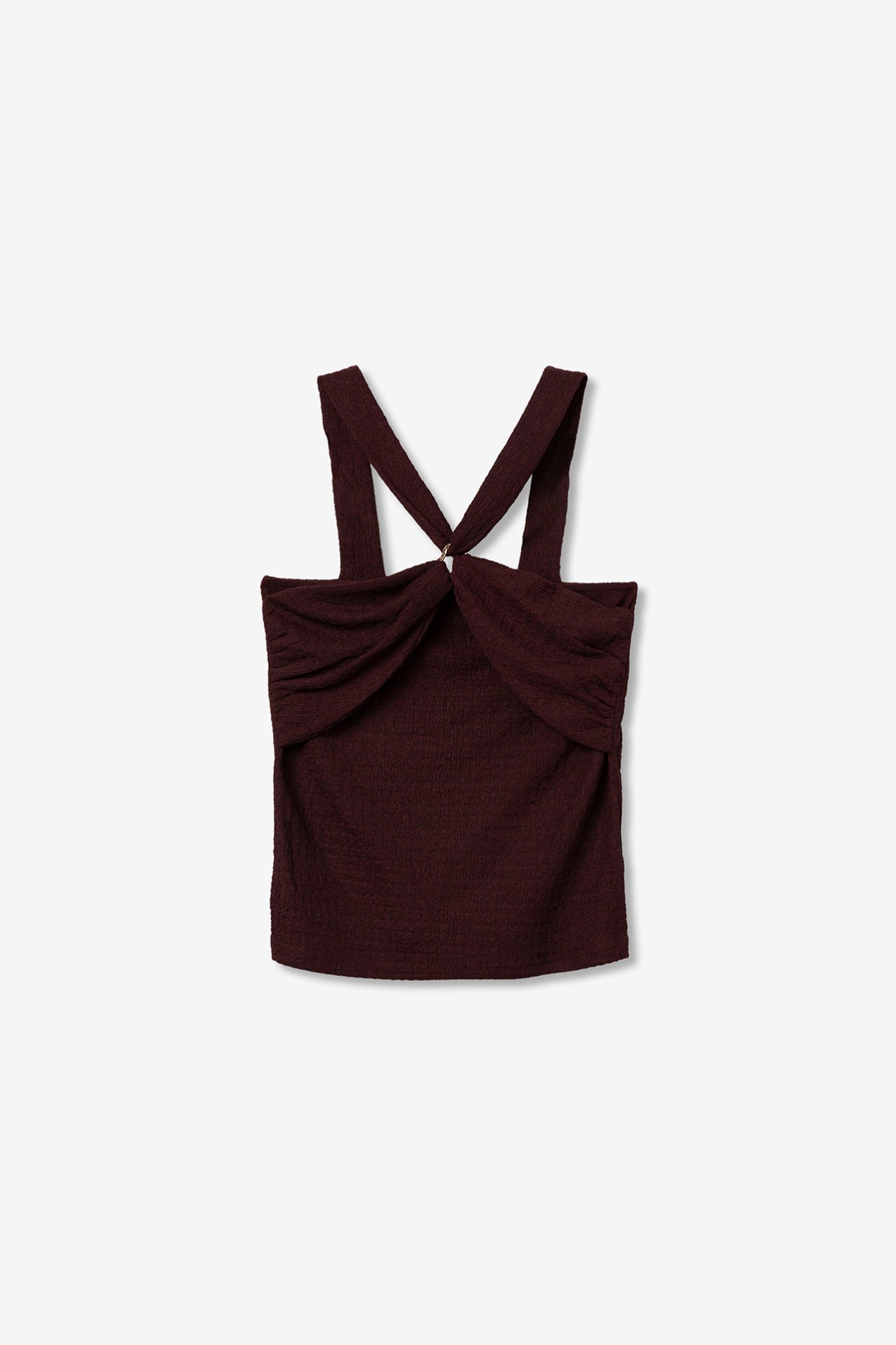 Asymmetric Burgundy Top