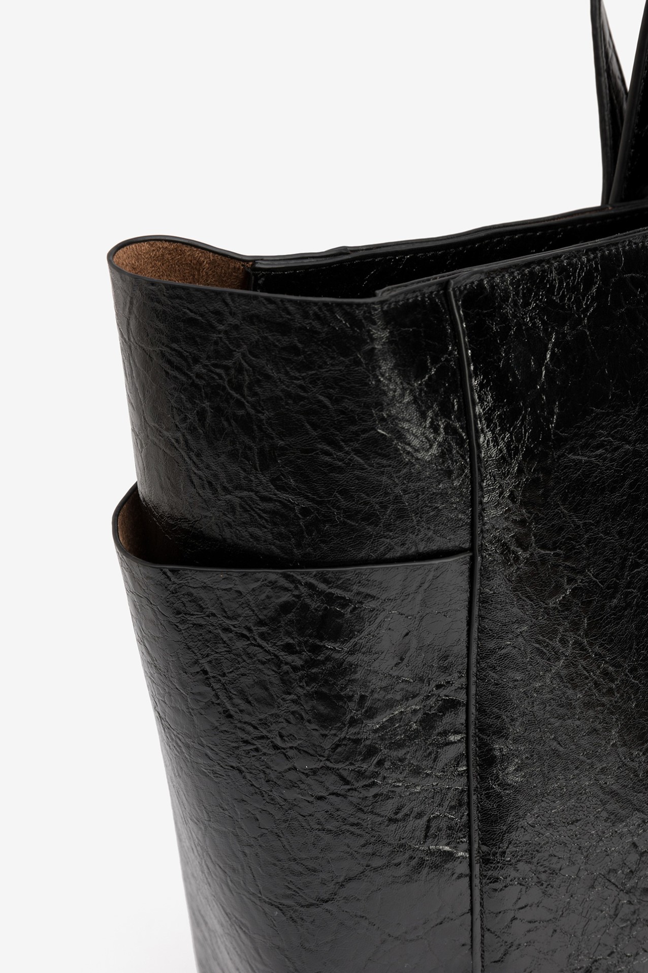 Shopper grande negro minimal
