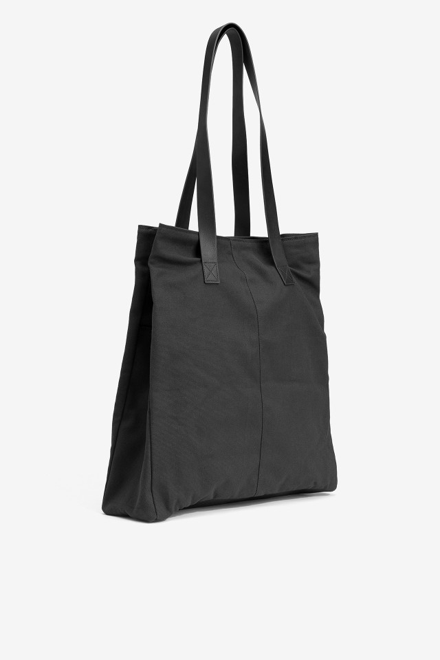 Wide Black Tote Bag Wide Black Tote Bag