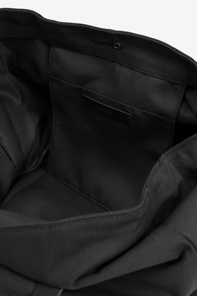 Wide Black Tote Bag Wide Black Tote Bag