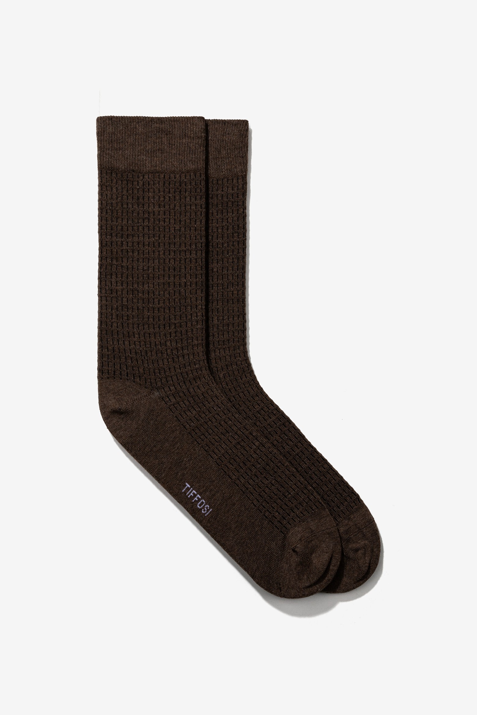 Calcetines marr�n canal�