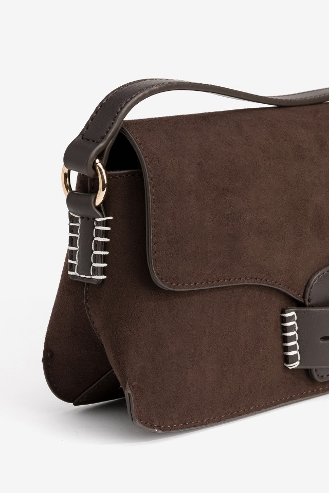 Bolso de hombro chocolate Bolso de hombro chocolate