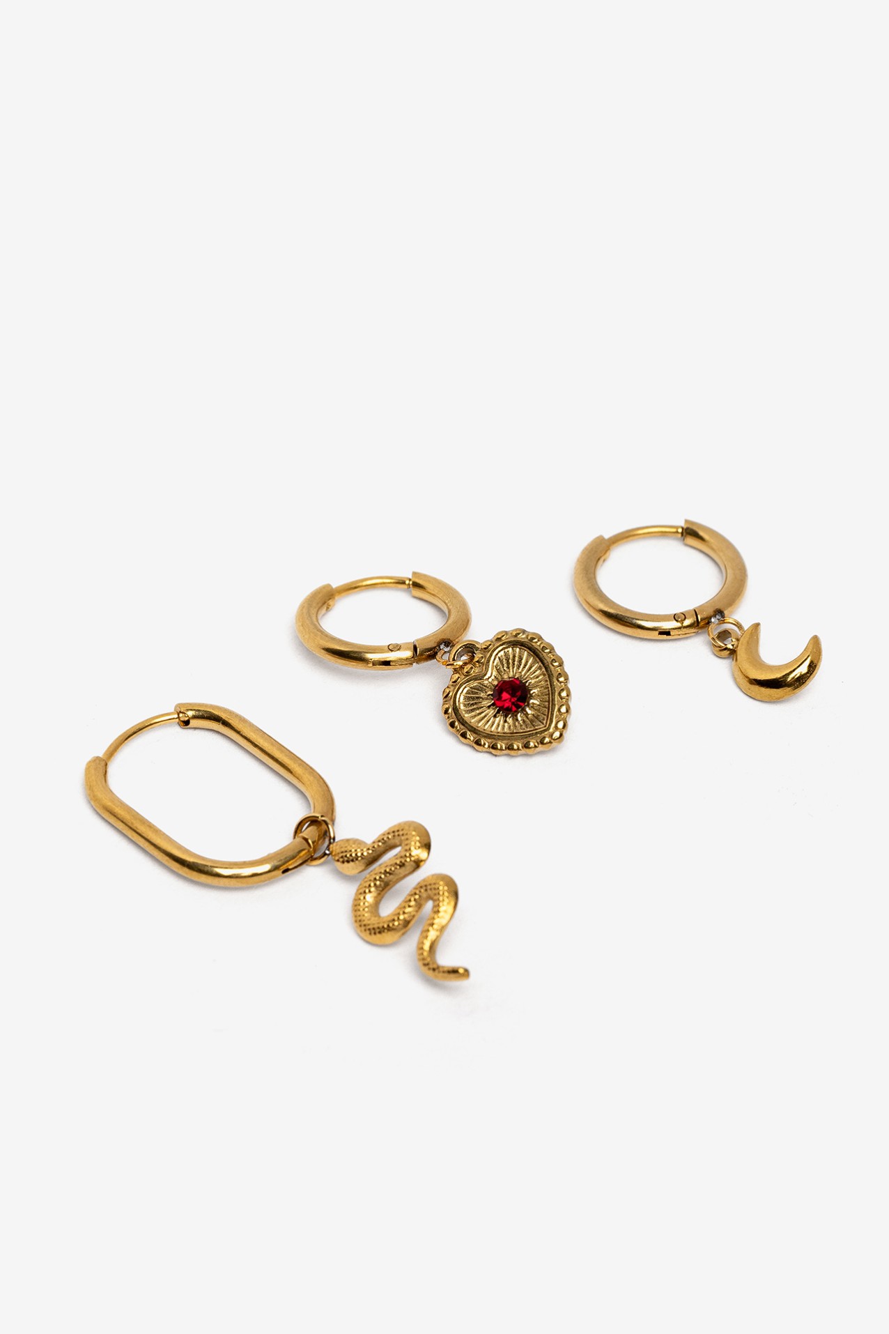 Set of Gold Earrings