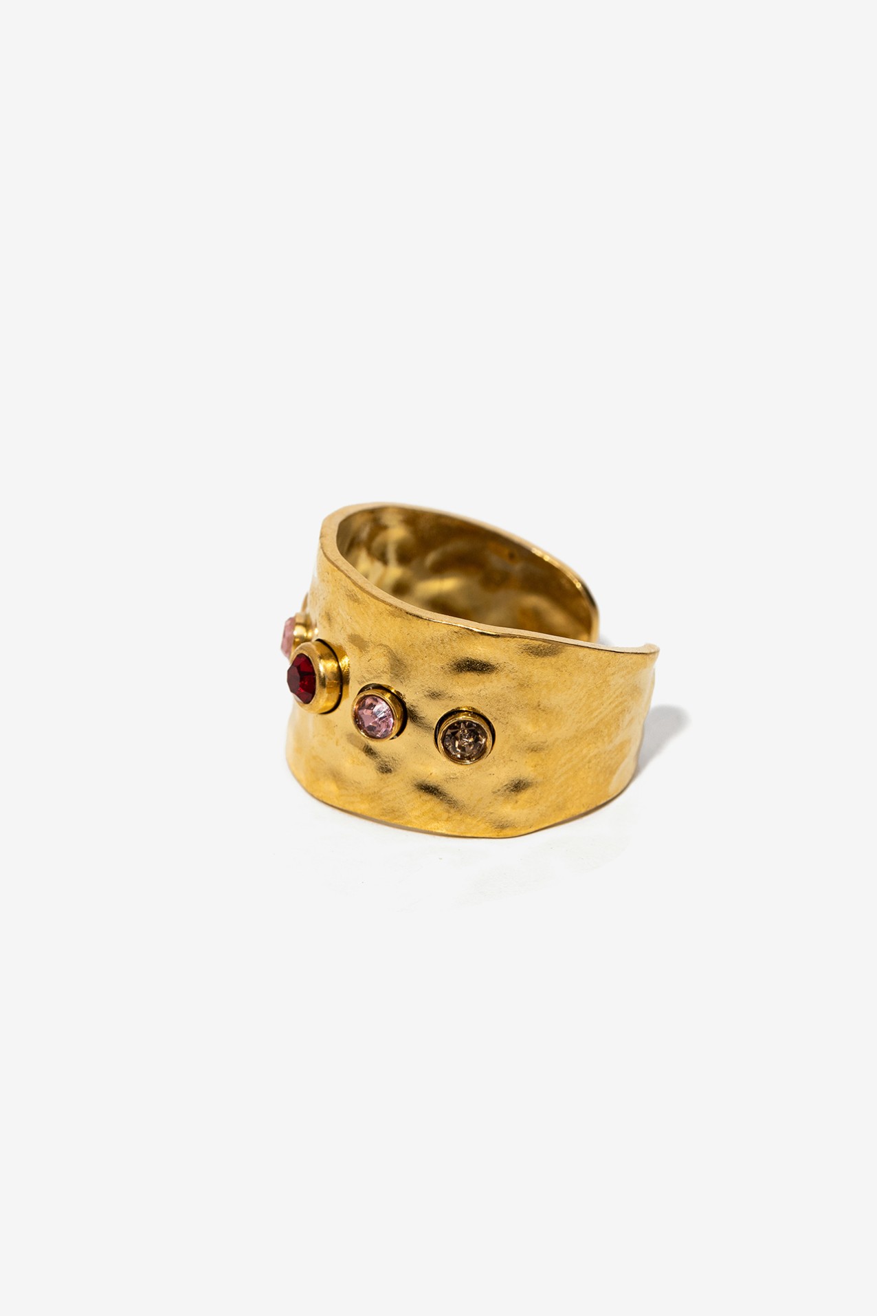 Wide Gold Ring Statement