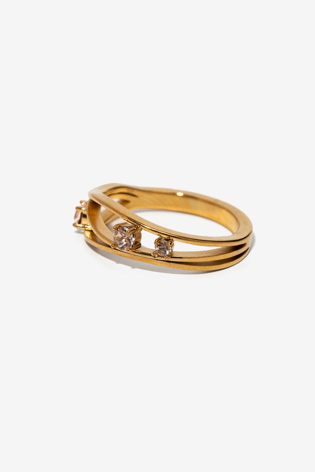 Gold Ring with Stones Gold Ring with Stones