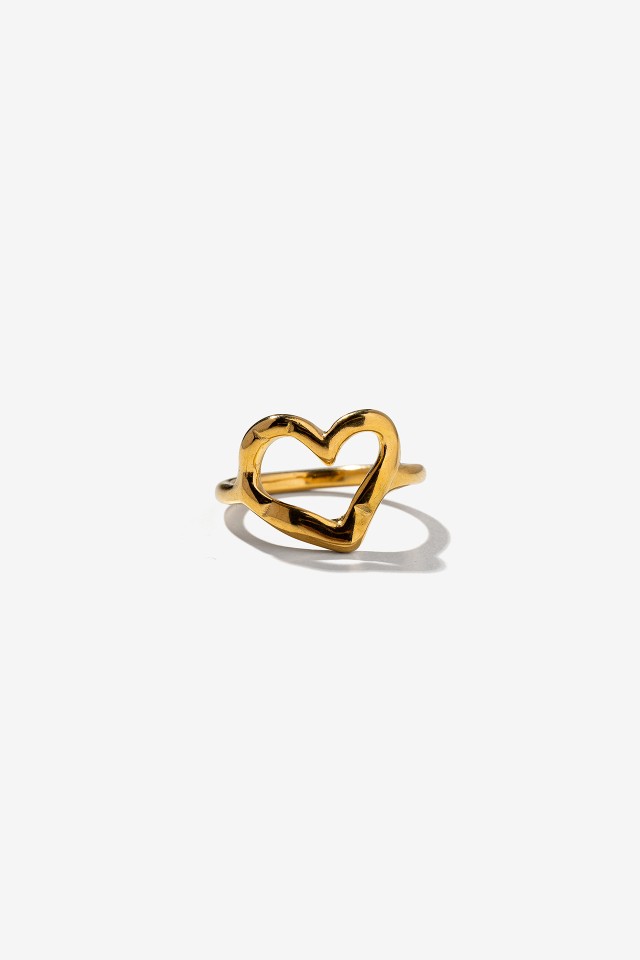 Gold Heart Ring