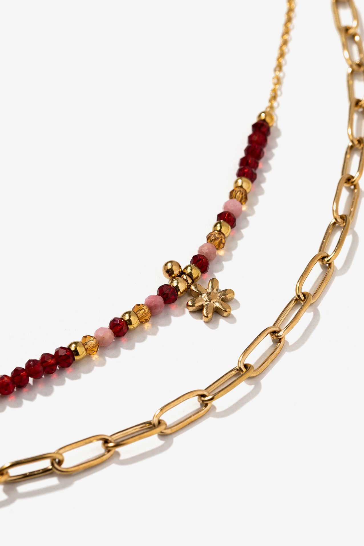 Gold Bracelet with Beads