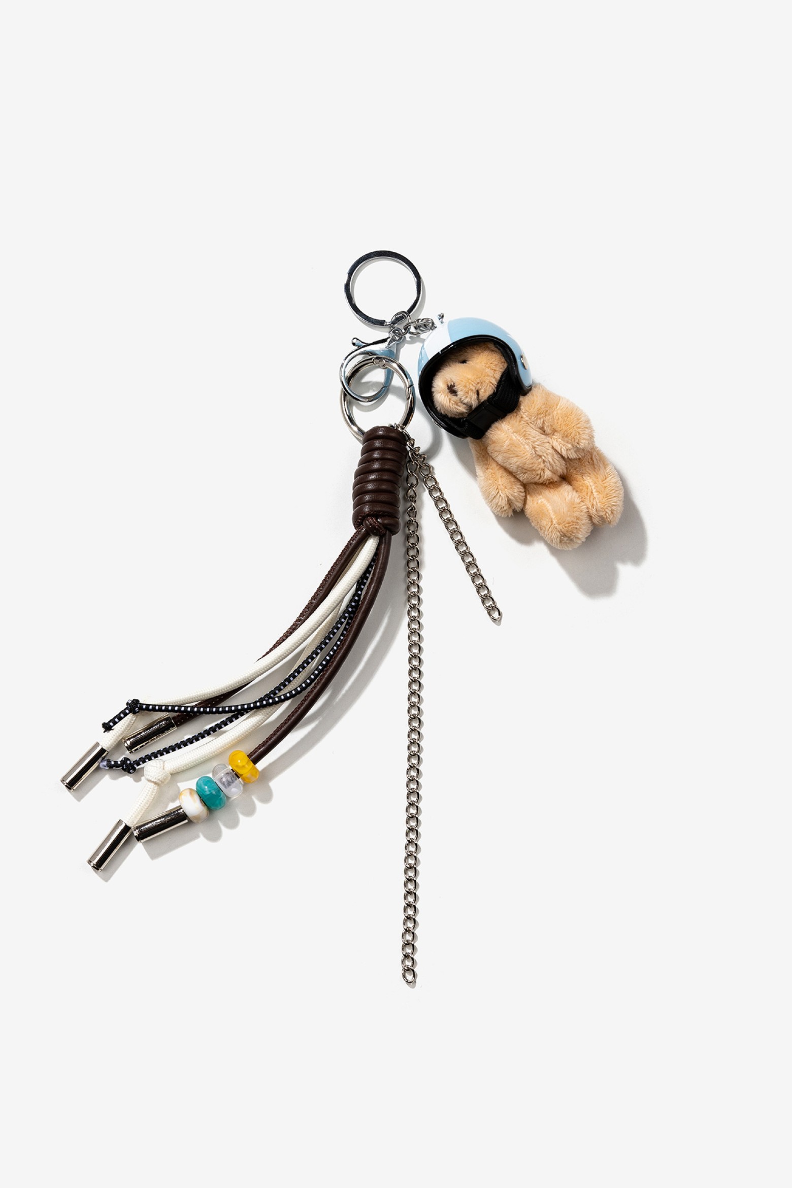 Blue Teddy Keychain Charm