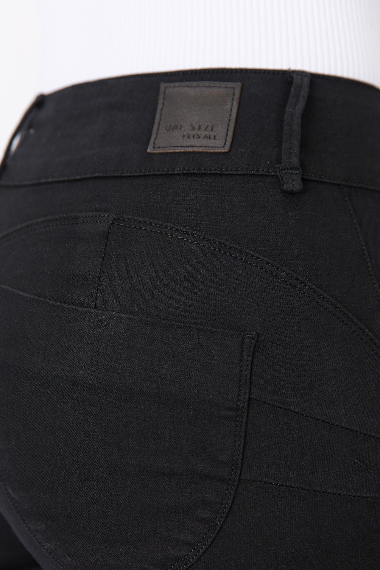 Jeans One Size Double-up Skinny Cintura Alta