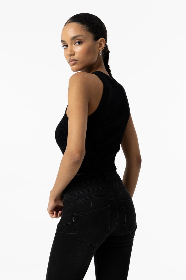 High-Waisted Black Jeans High-Waisted Black Jeans