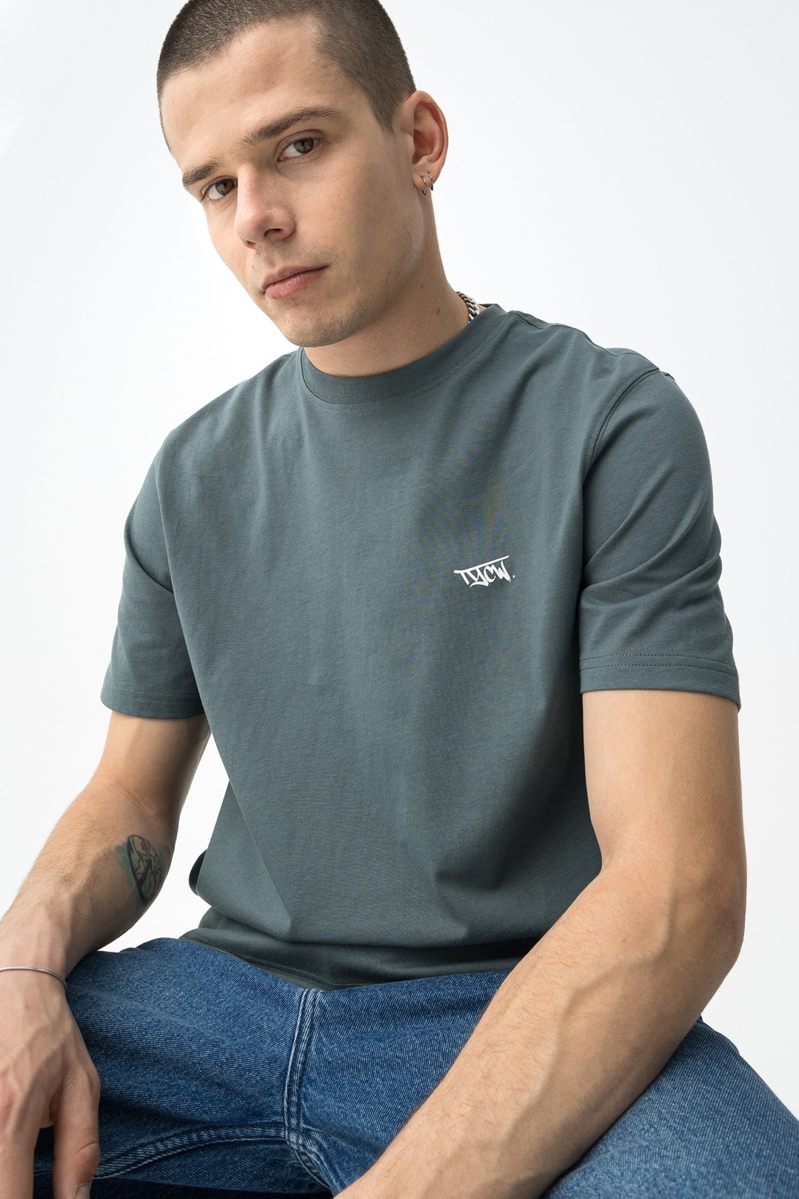 T-shirt Verde Casual