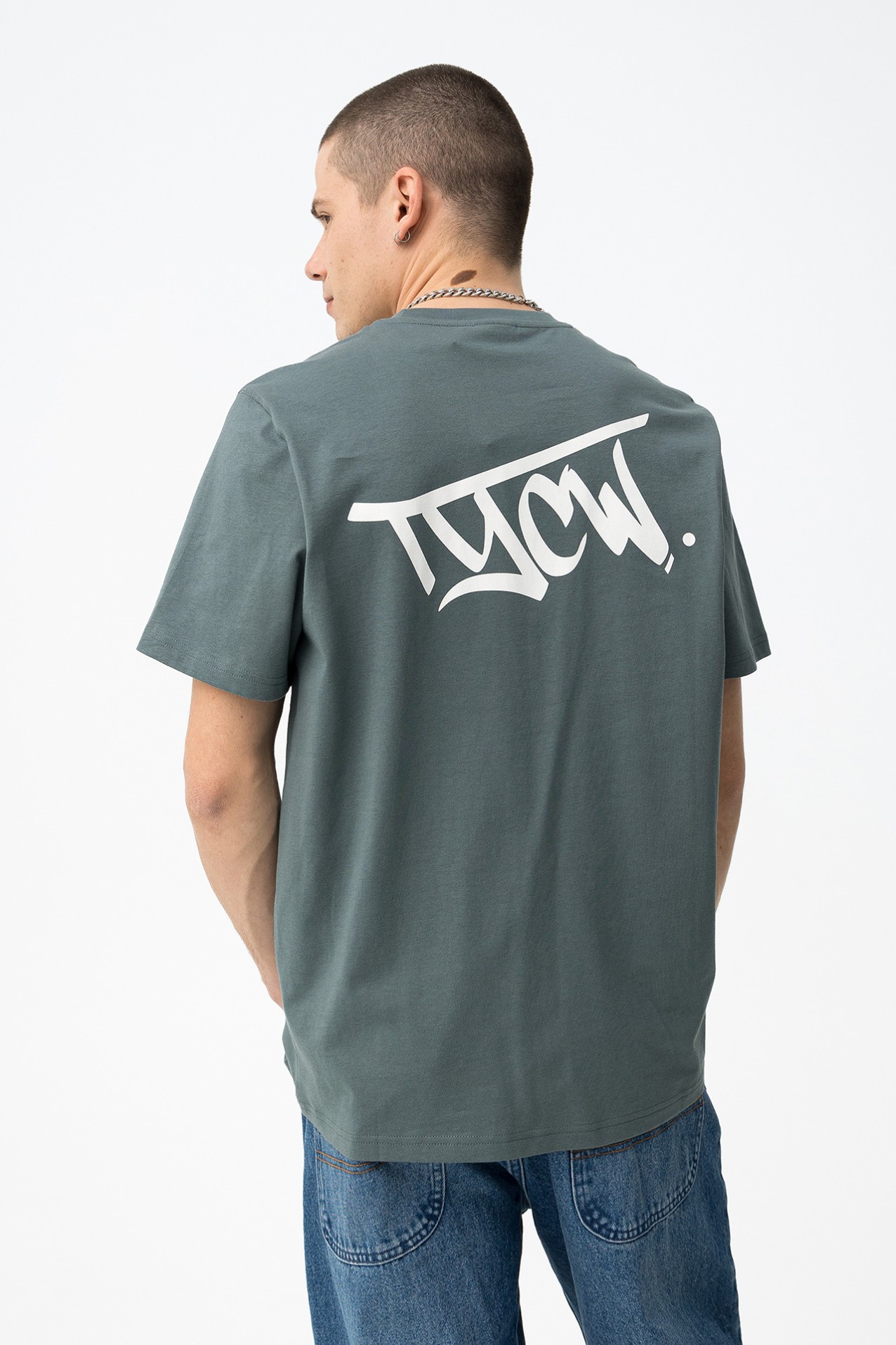 T-shirt Verde Casual
