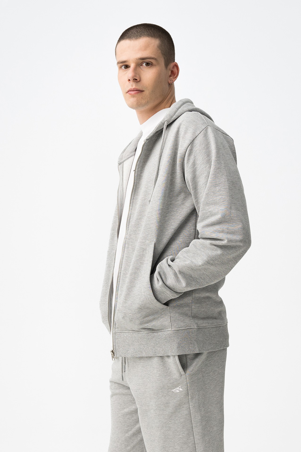 Grey Hoodie Jacket