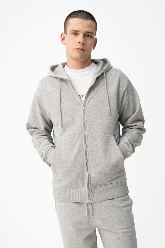 Grey Hoodie Jacket