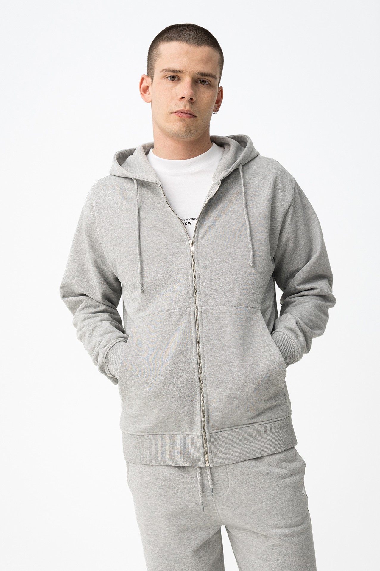 Grey Hoodie Jacket
