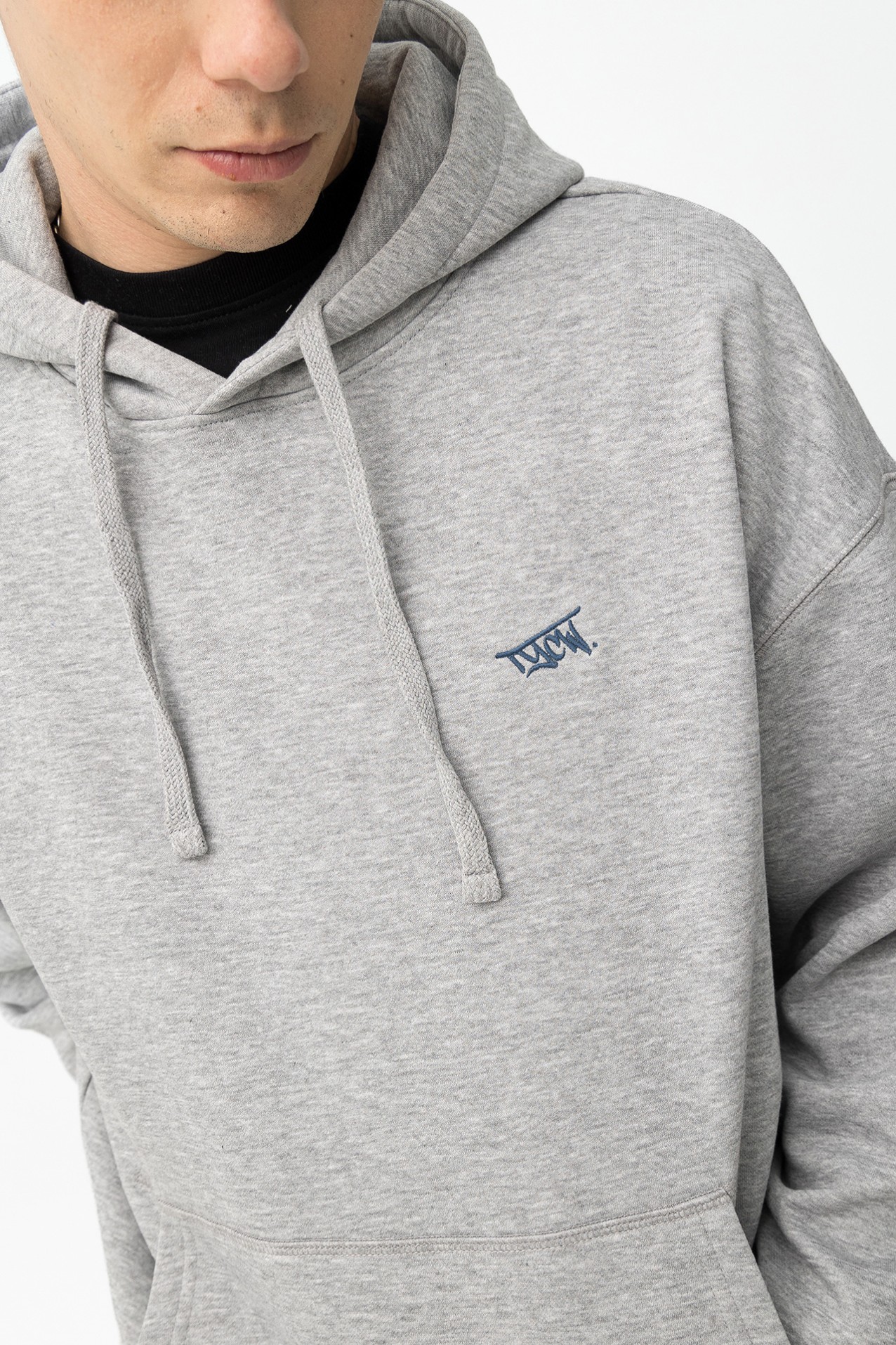Sudadera gris claro relaxed