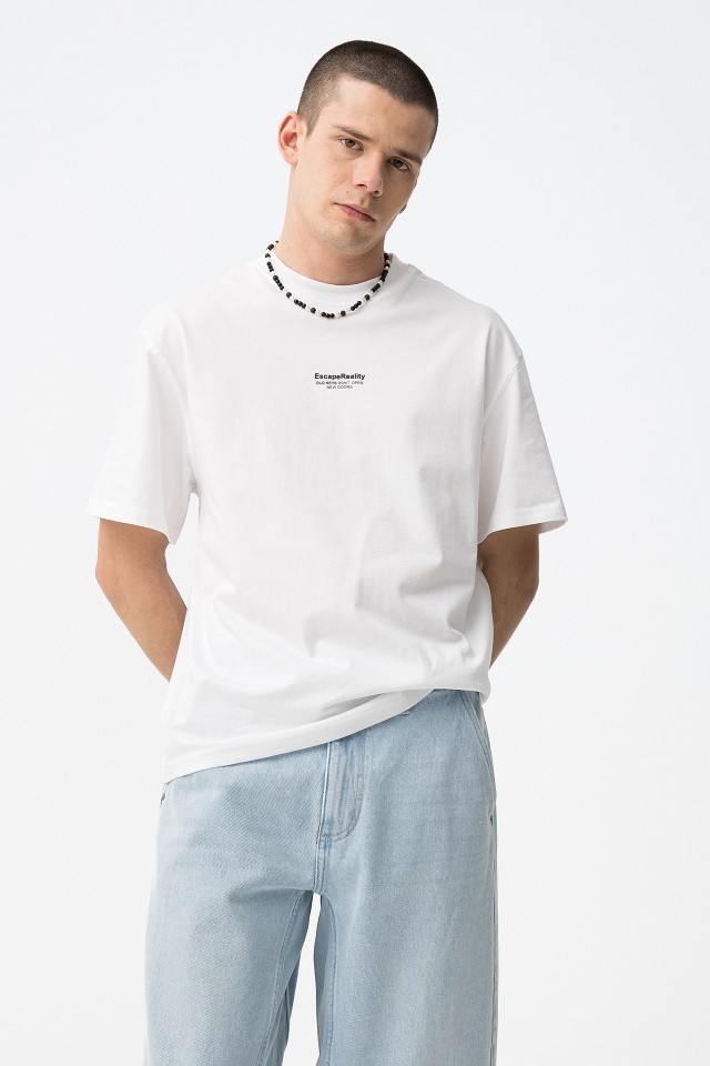 White Relaxed Fit T-shirt
