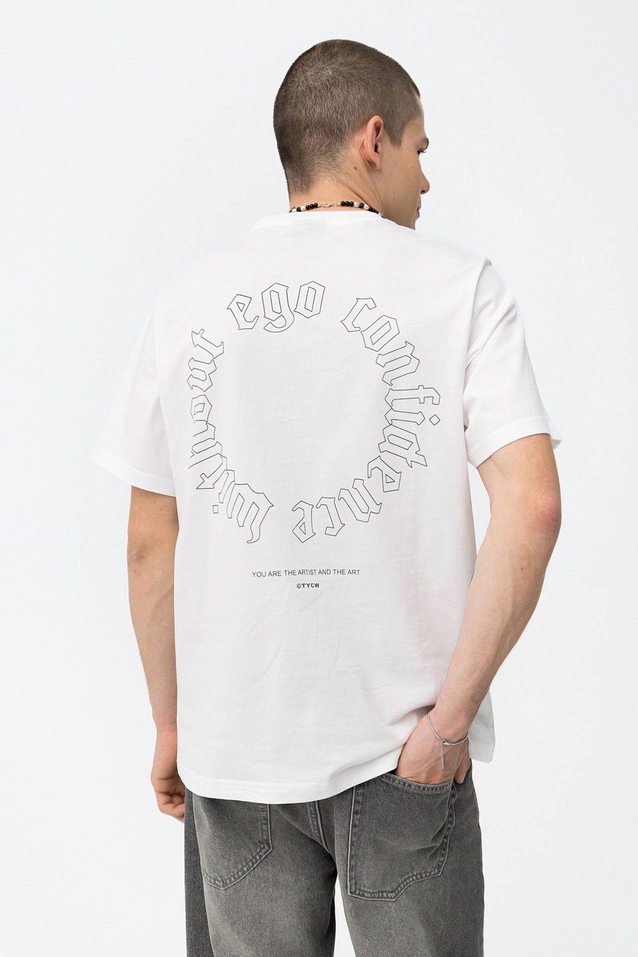 T-shirt Branca Casual