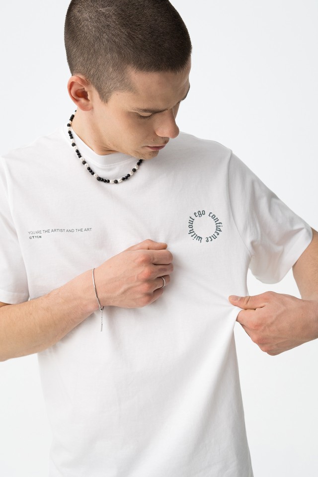 T-shirt Branca Casual