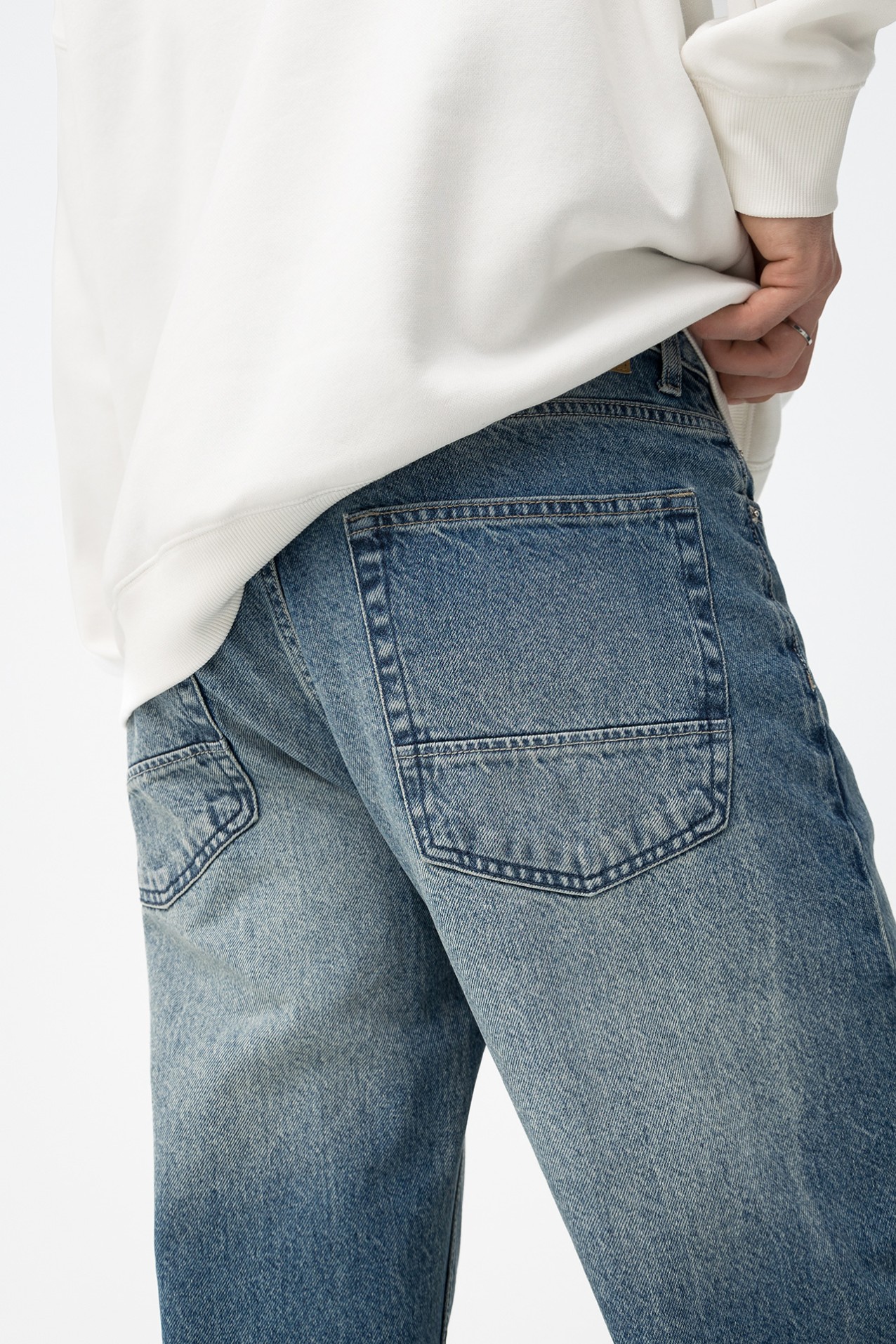 Jeans wide leg azul Chase