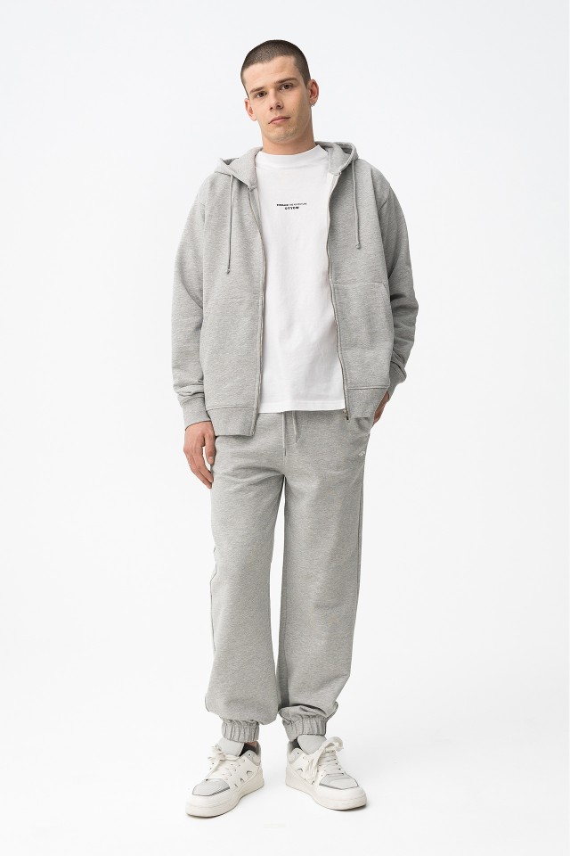 Grey Relaxed Fit Trousers