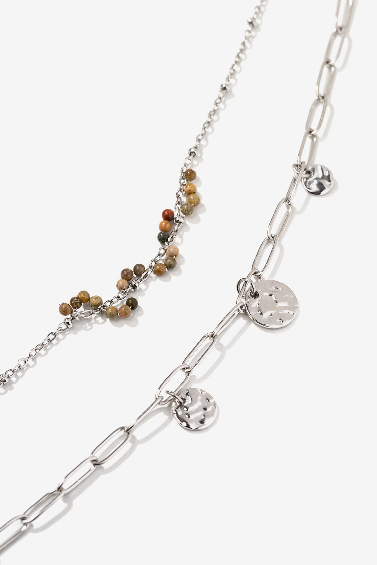 Silver Layered Necklace