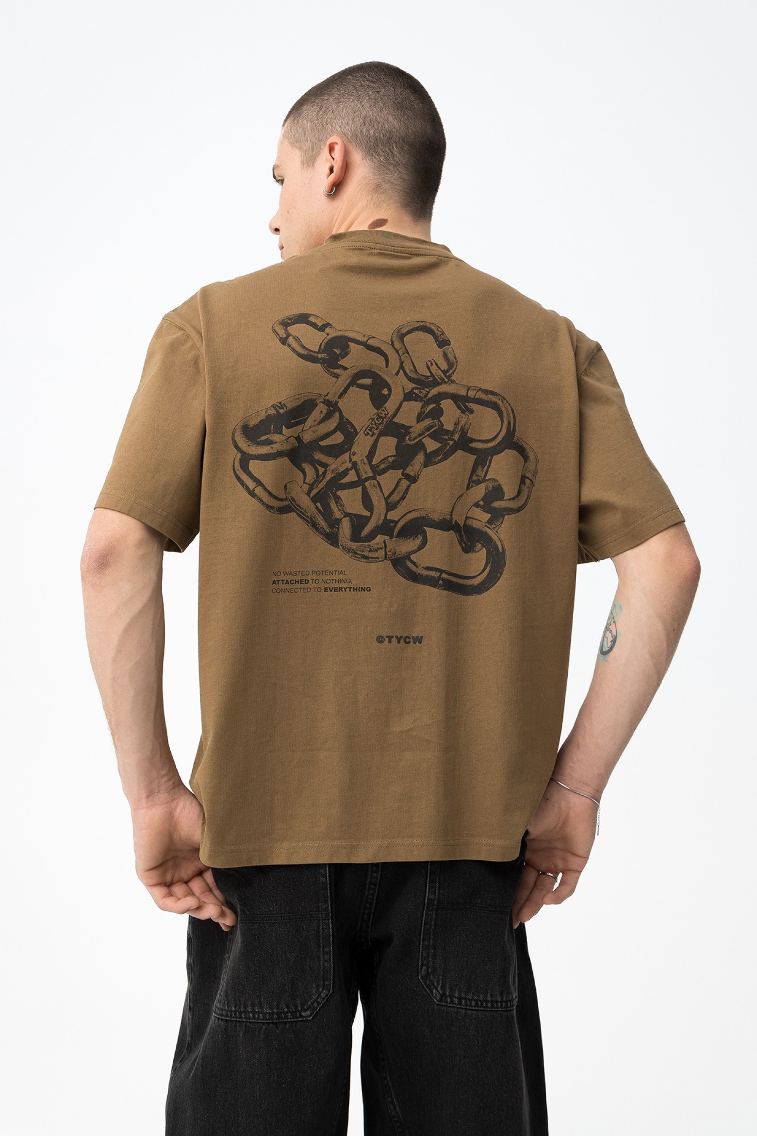 Brown Short Sleeve T-shirt