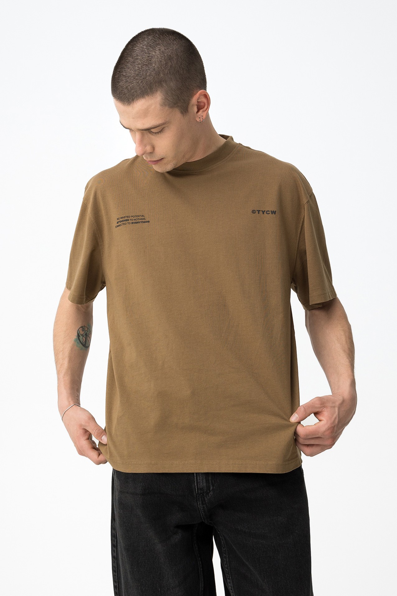 Brown Short Sleeve T-shirt