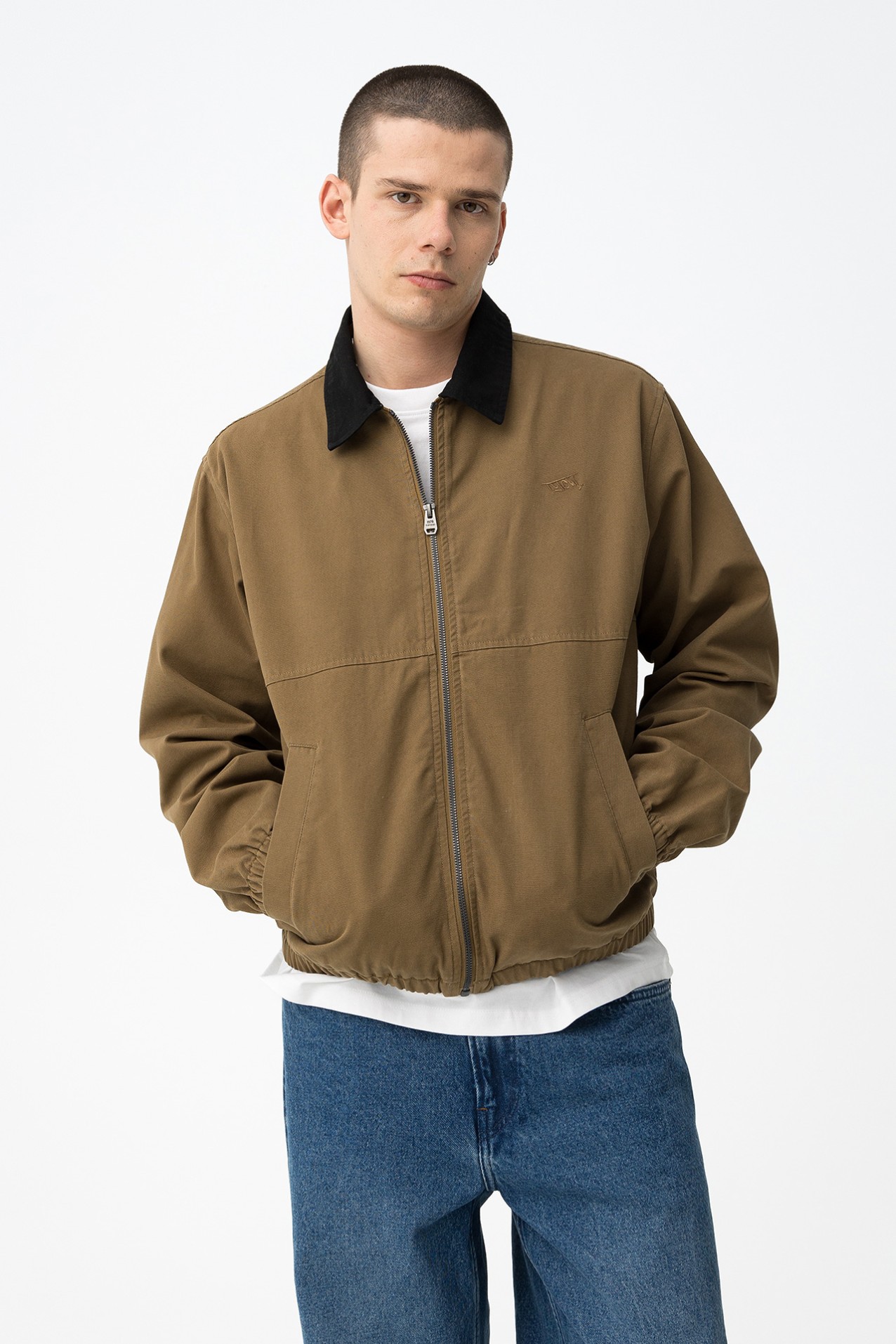 Casaco Castanho Relaxed Fit