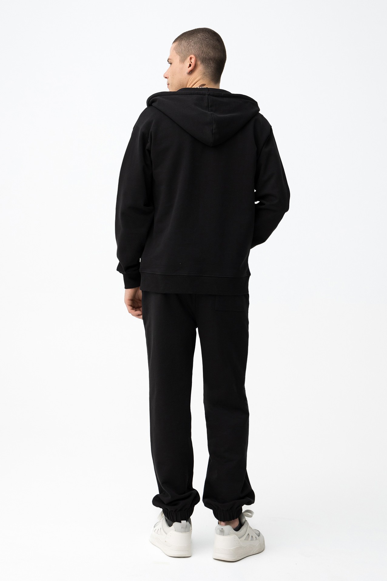 Black Relaxed Fit Trousers