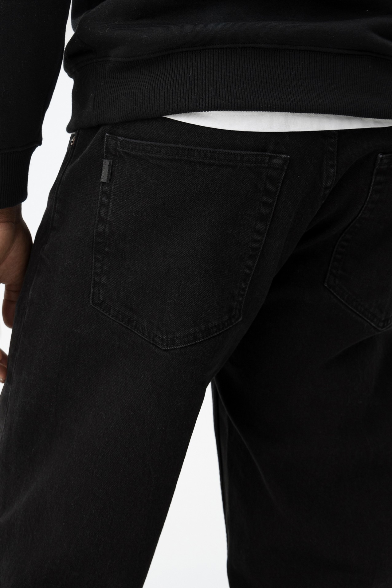 Jeans Thomas loose fit preto