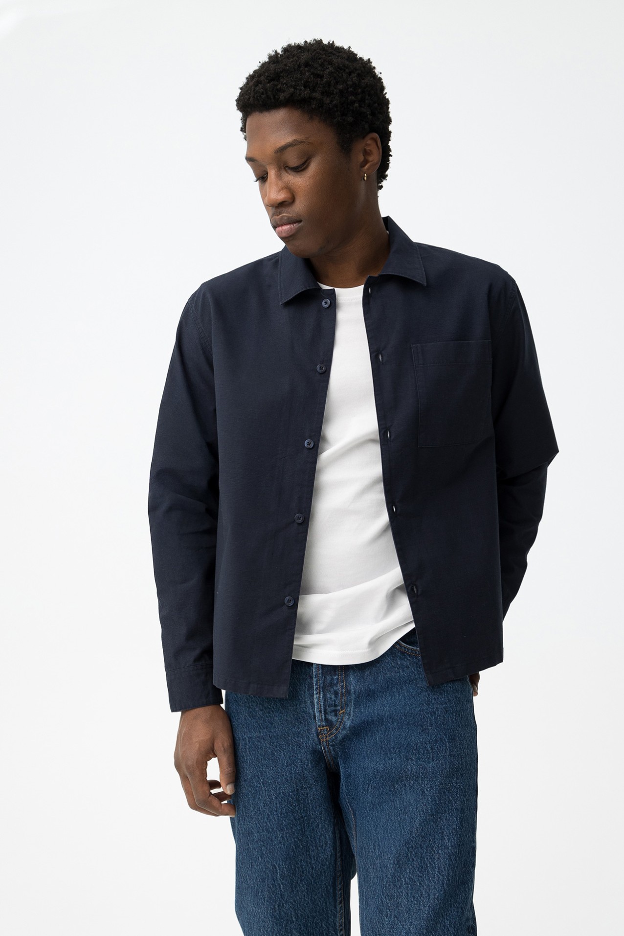 Camisa Azul Relaxed Fit