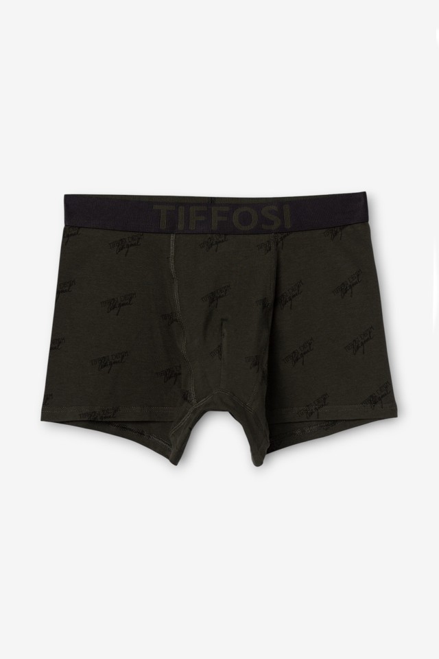 Boxers verde com el�stico largo