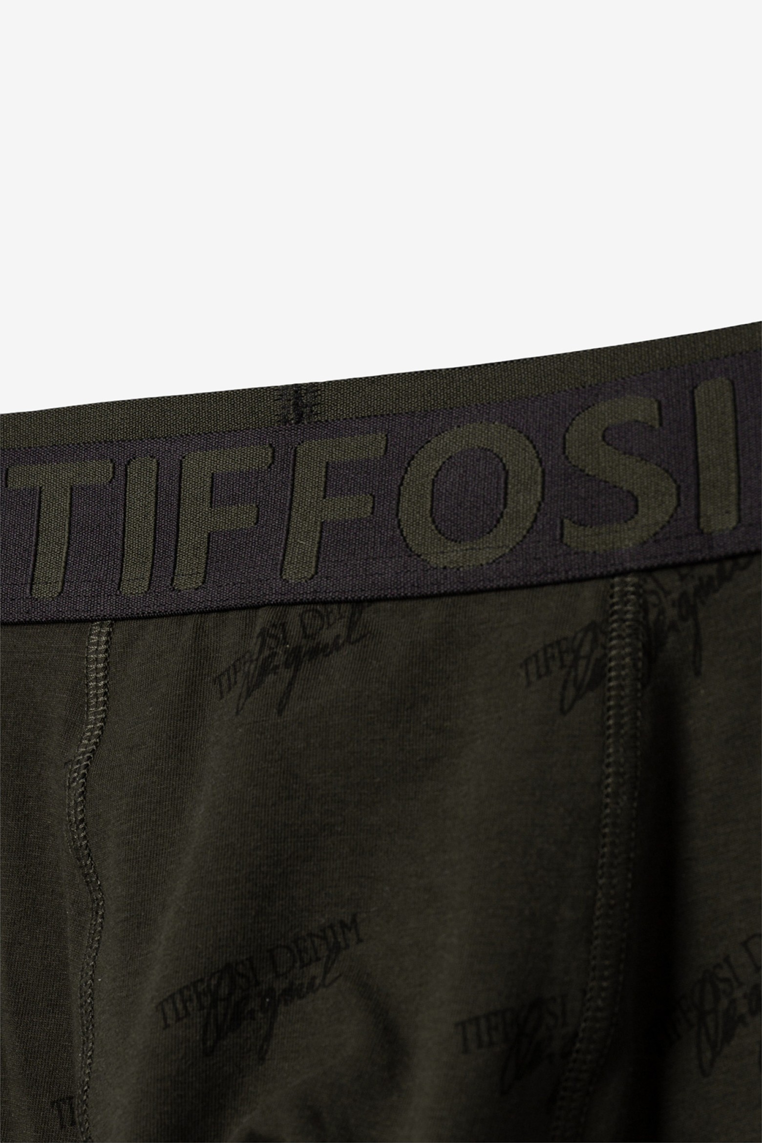 Boxers verde com el�stico largo