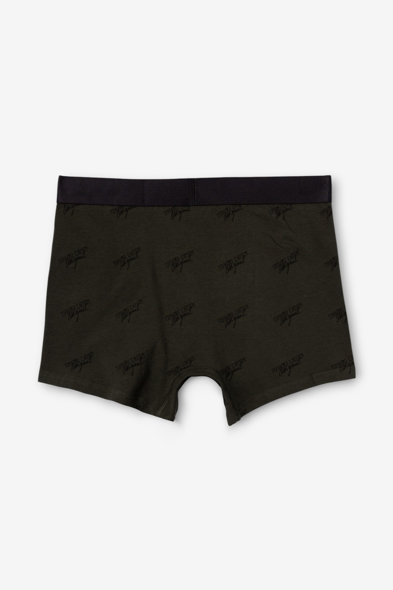 Boxers verde com el�stico largo
