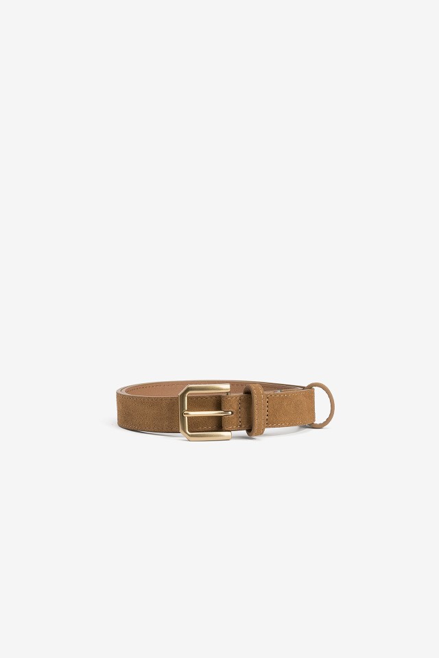 Brown Textured Belt