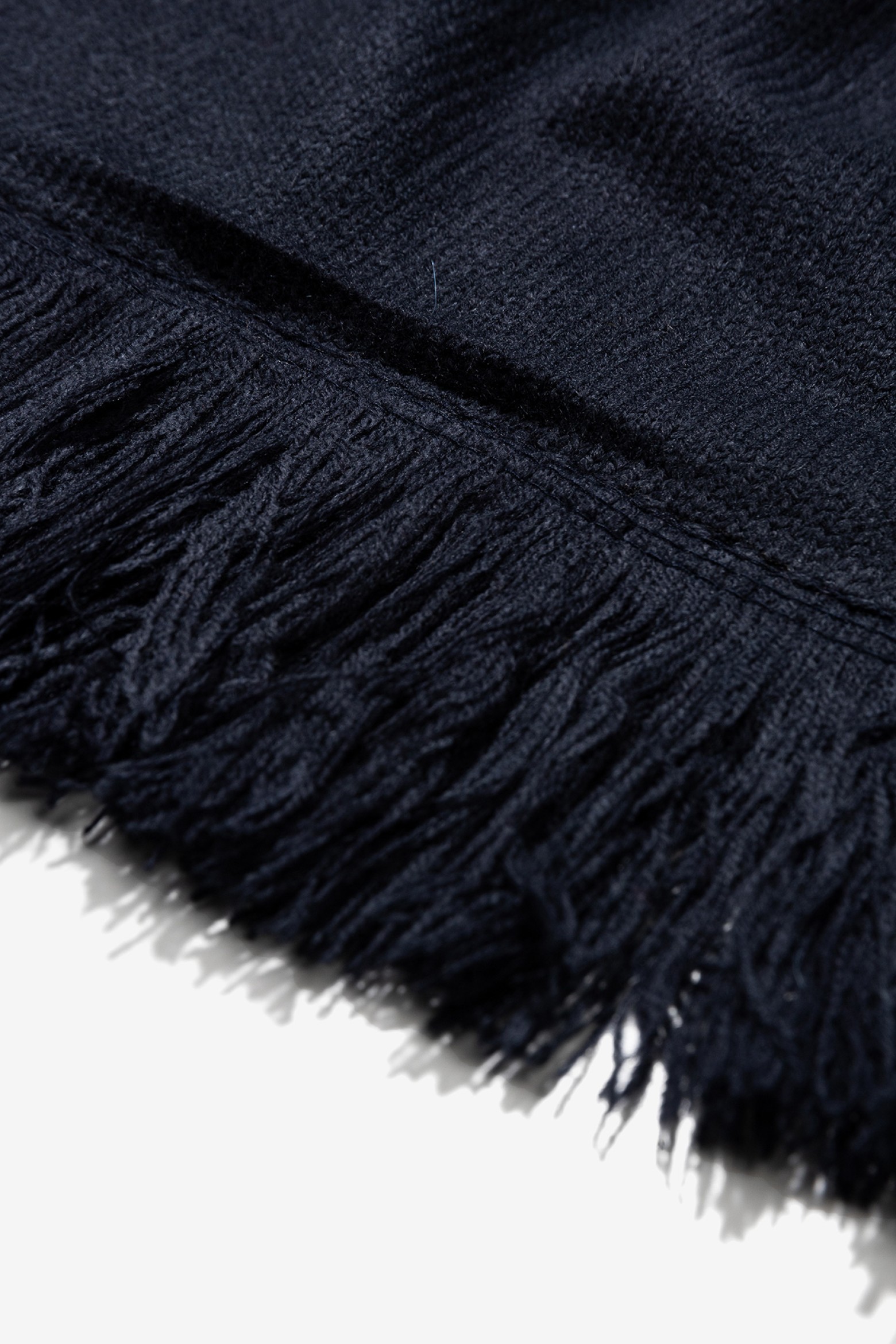 Navy Blue Lettered Scarf