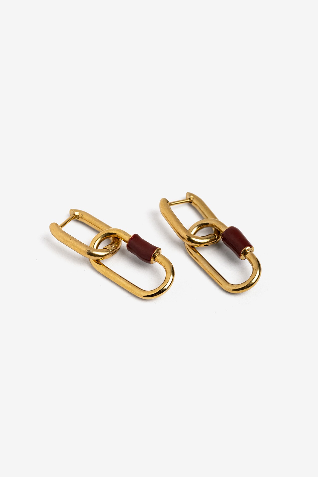 Chunky Gold Chain Earrings