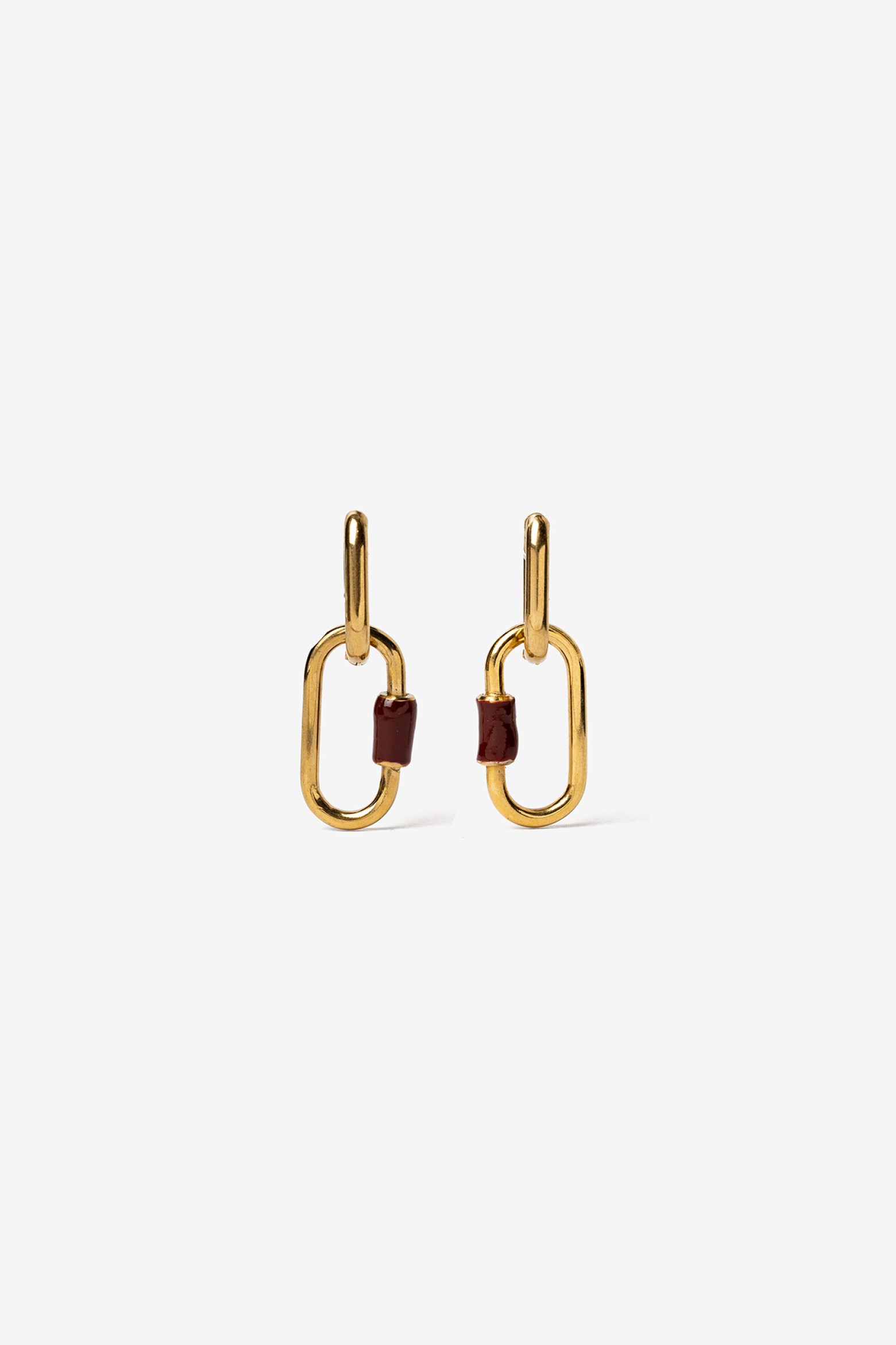 Chunky Gold Chain Earrings
