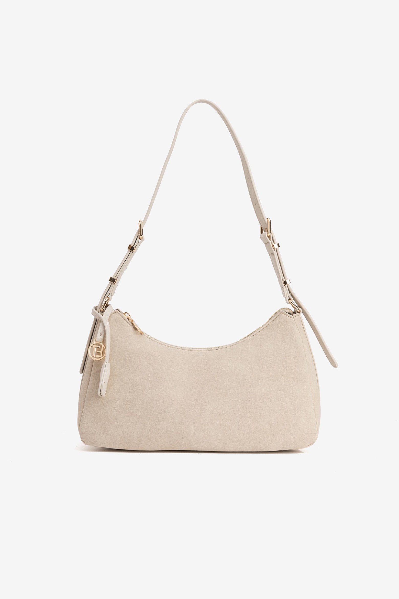 Beige Shoulder Bag Minimal
